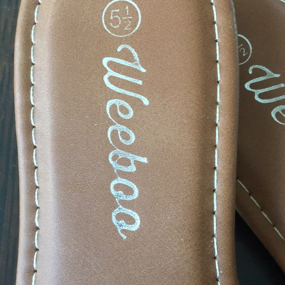 Black faux alligator slides - Picture 5 of 5